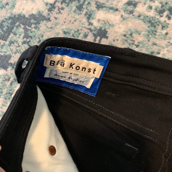 Acne Studios Climb Stay Black Jeans 26/32 - Picture 5 of 11